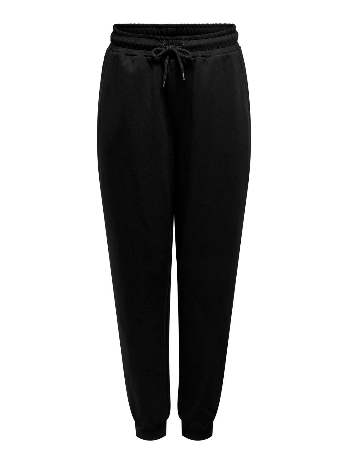 ONPLOUNGE Hohe Taille Normal geschnitten Jogginghose Black