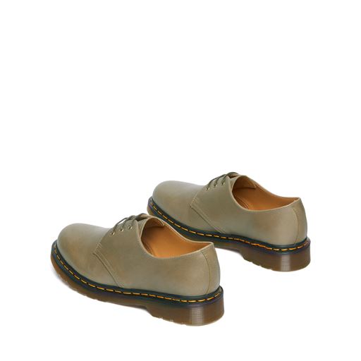 Dr. Martens 1461 Carrara Oxford Sko, Olive Carrara, 45