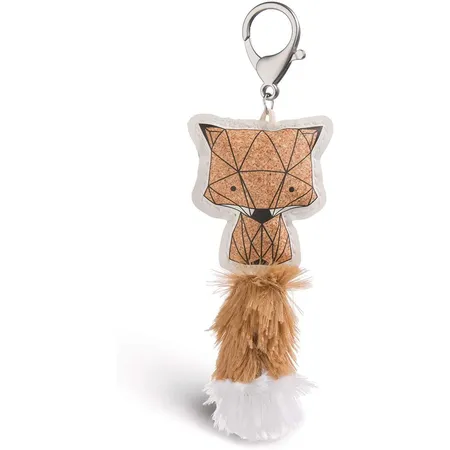 NICI Fuchs Kork-Optik Taschenanhänger aus Kunstleder, 12 cm