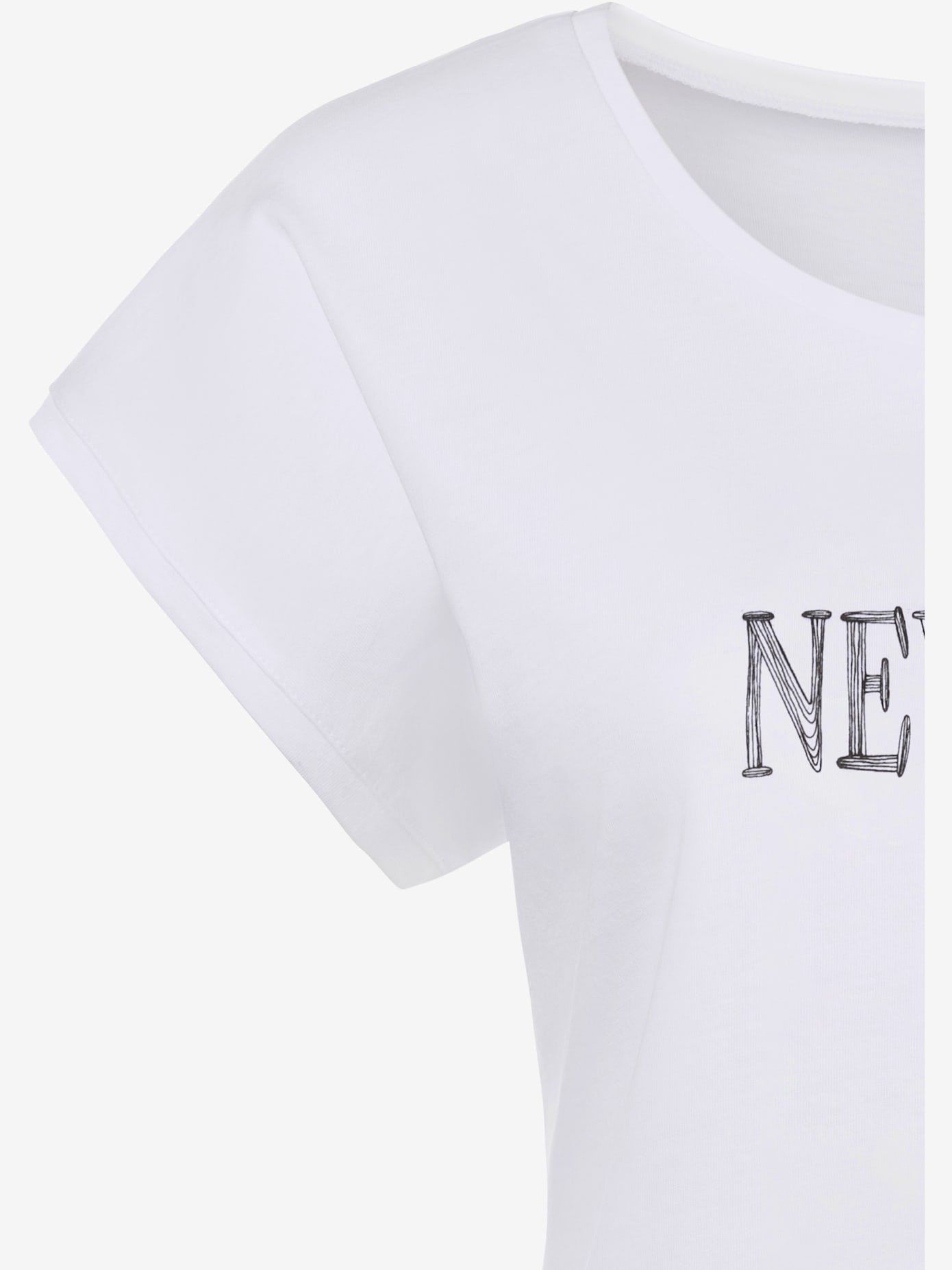 T-shirt manches à bords francs