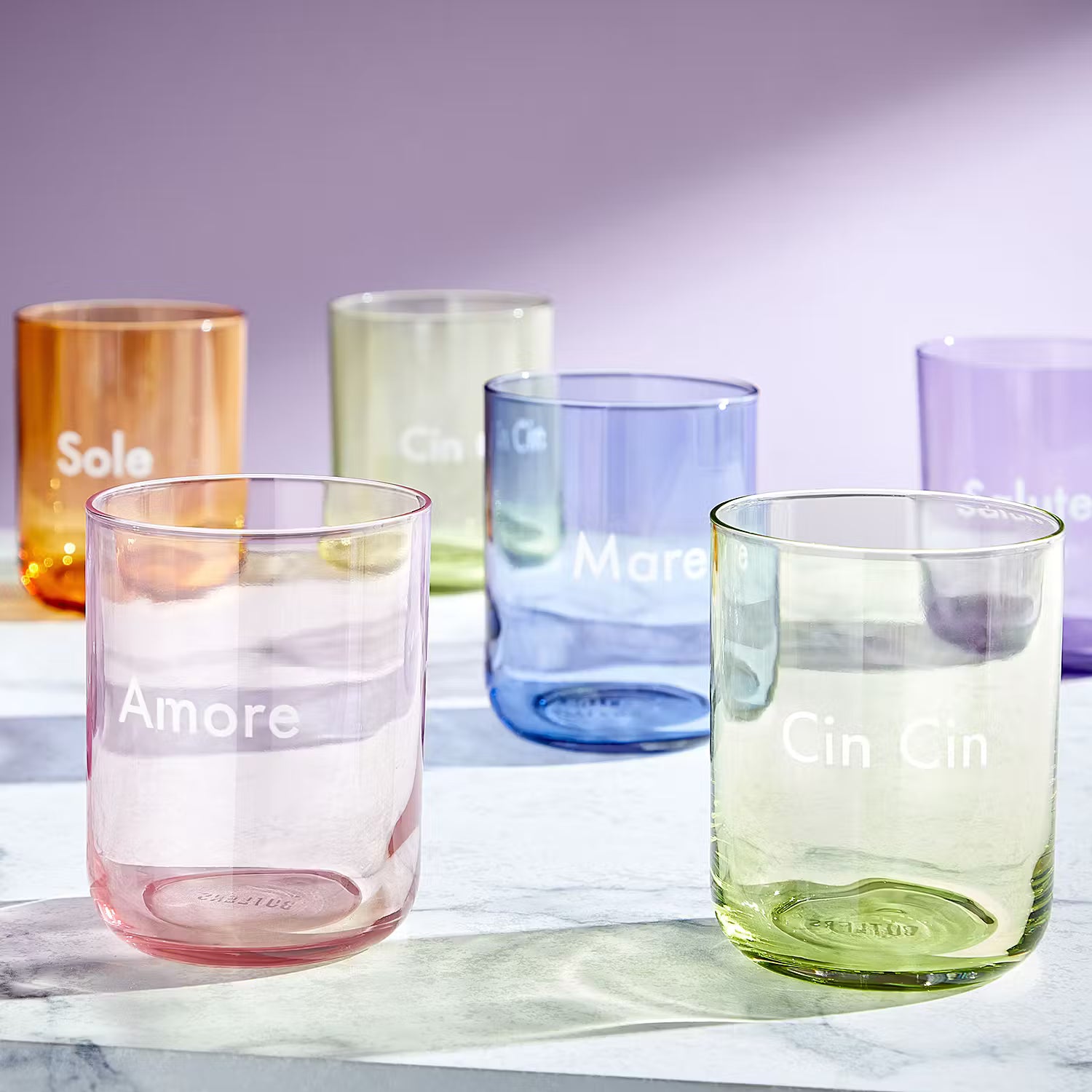COLORATA Trinkglas 6er-Set