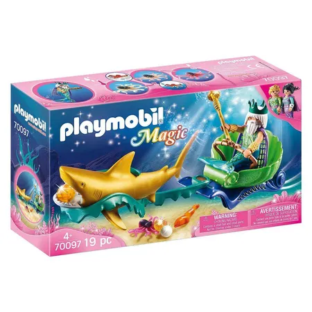 PLAYMOBIL® 70097 Magic Meereskönig mit Haikutsche