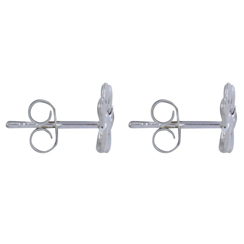 Boucles d'Oreilles Argent Clous Patte de Chien