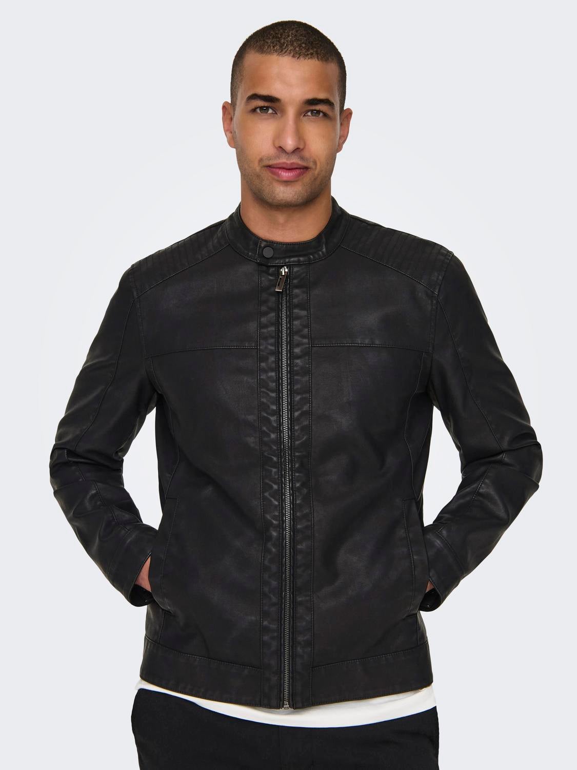 ONSMIKE Jacke Black