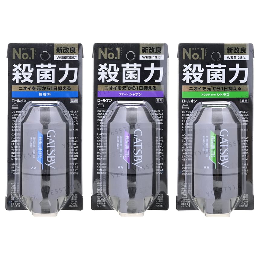 Mandom - Gatsby Premium Type Deodorant Roll On