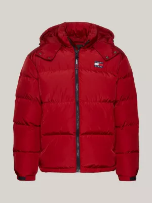 Jaqueta puffer casual Alaska com logo