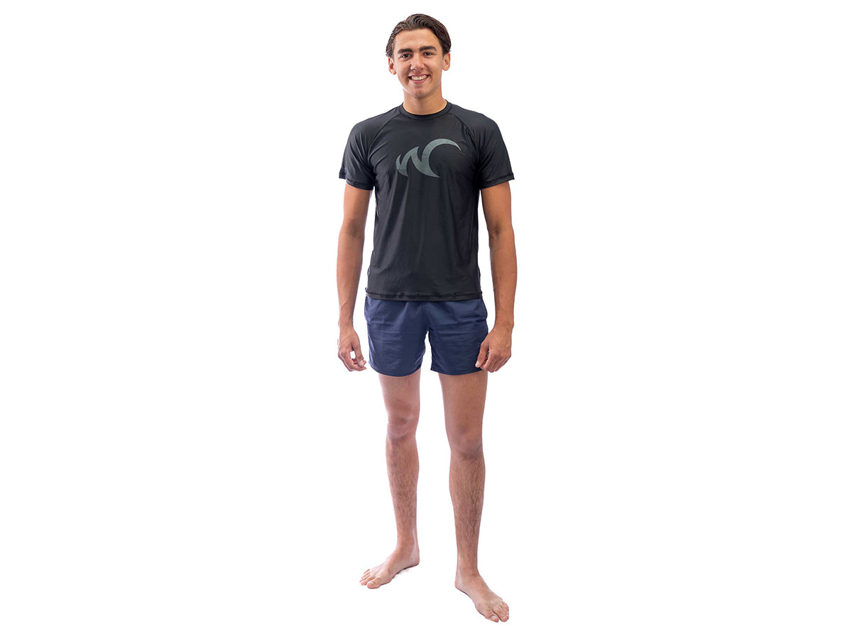 Watrflag Cadiz Regular Fit UPF 50+ Black Men Rashguard