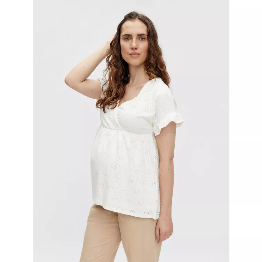 mama;licious Stillshirt TESS MLDINNA Snow White