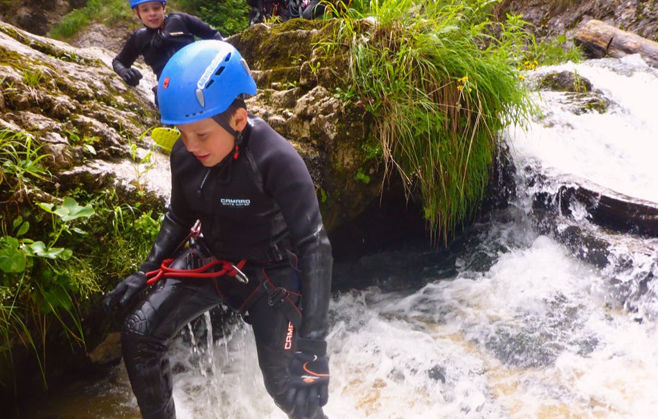 Canyoning für Kinder St. Sebastian