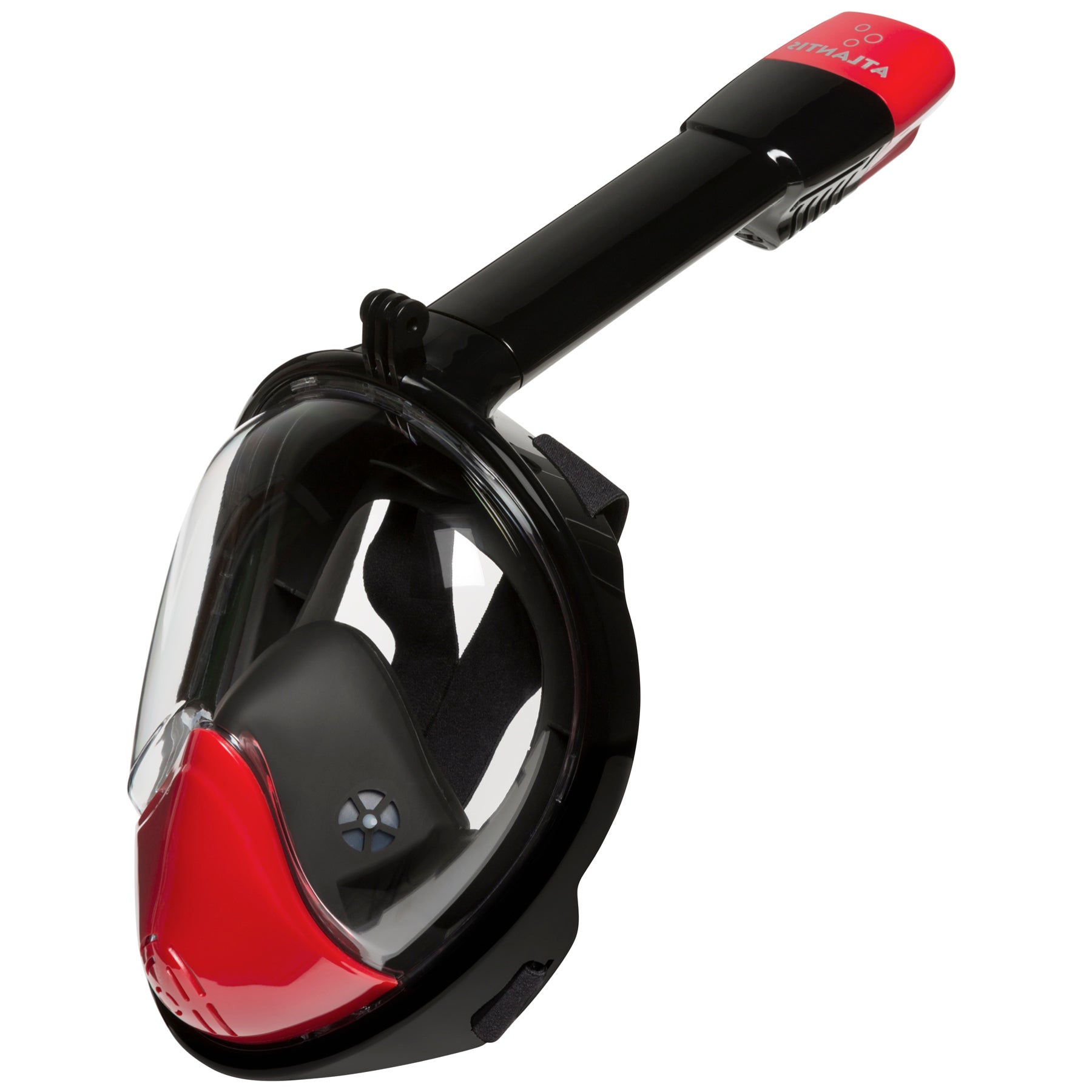 Atlantis 2.0 Zwart L/XL Volwassenen Snorkelmasker - Red