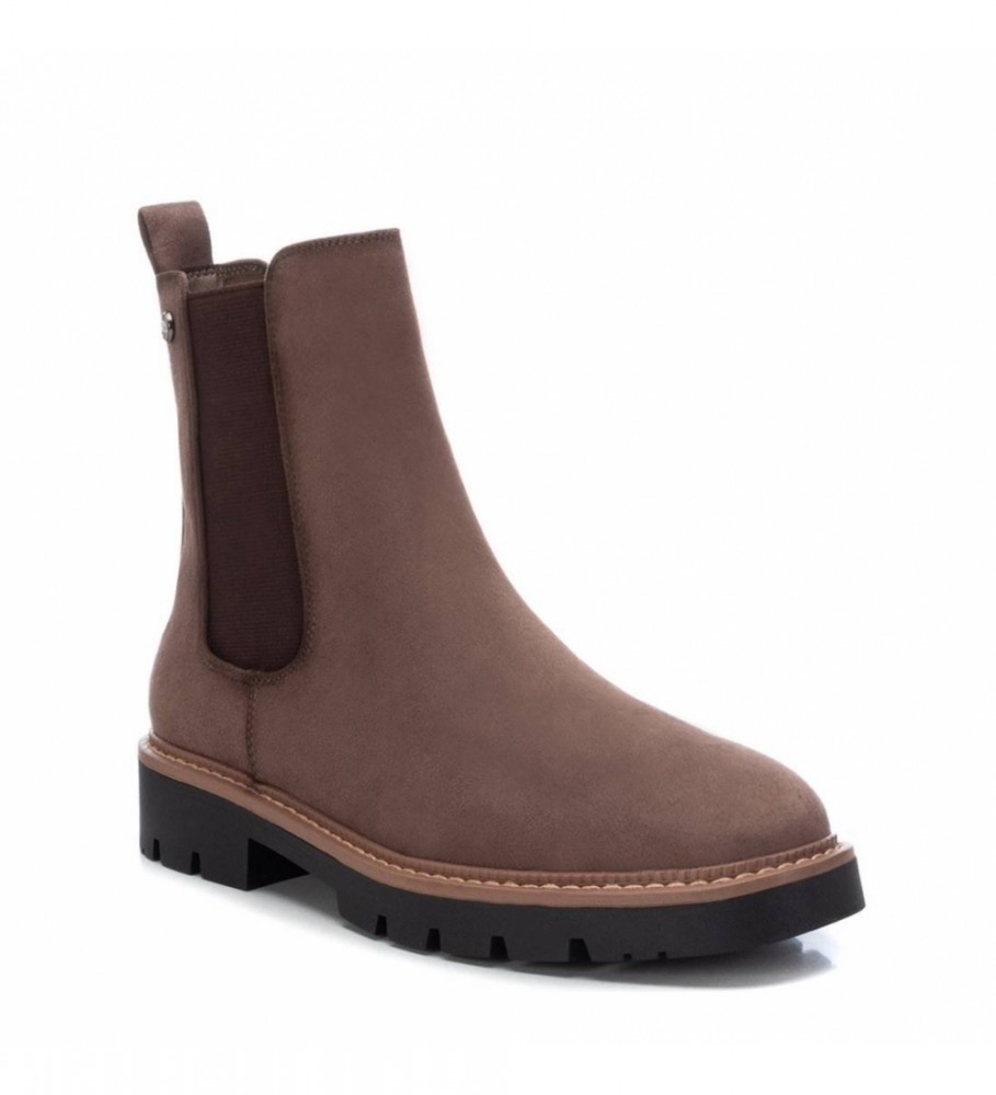 Botas Chelsea Xti cor taupe