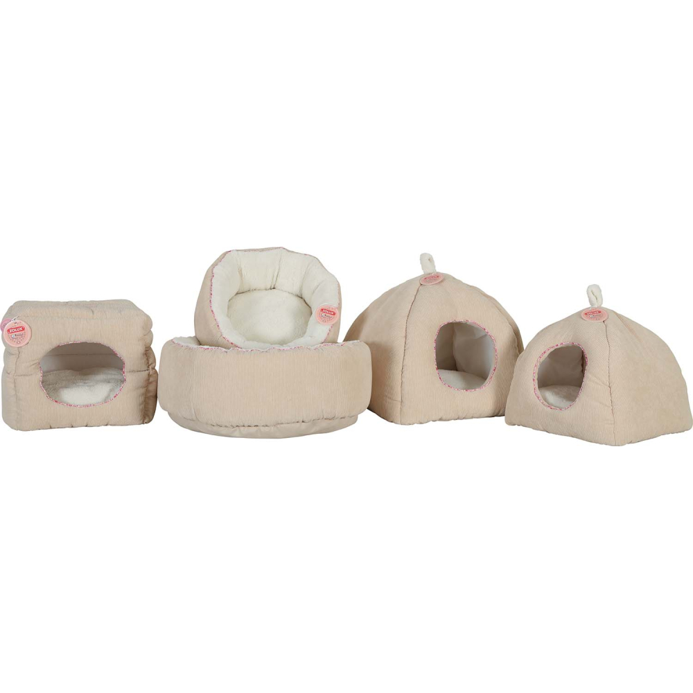 Corbeille pour chats en velours côtelé bloom xl