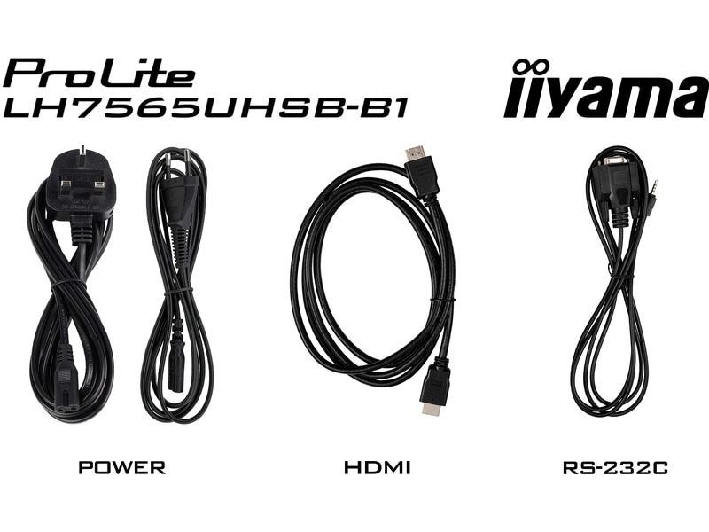 iiyama Public Display ProLite LH7575UHS-B1AG 75 