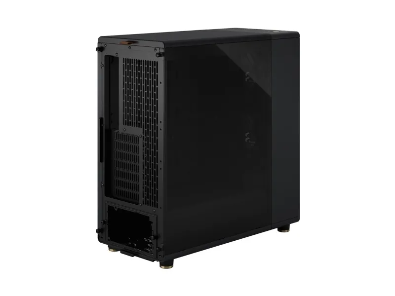 Fractal Design North - Mid tower - ATX - sidepanel med vindue (tonet glas) - ingen strømforsyning (ATX) - charcoal black - USB/Lyd