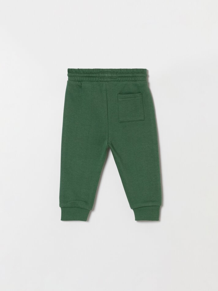 Conjunto de 2 calças de lã polar combinando - Mostarda