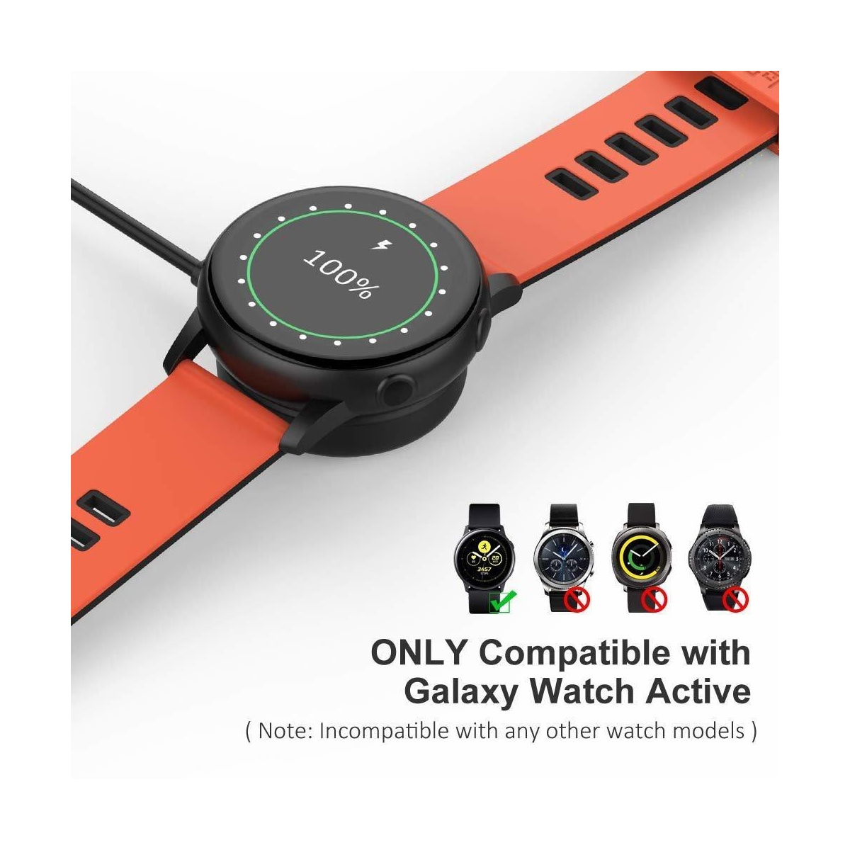 Laddare för Samsung Galaxy Watch 3/4/5 Active 1/2