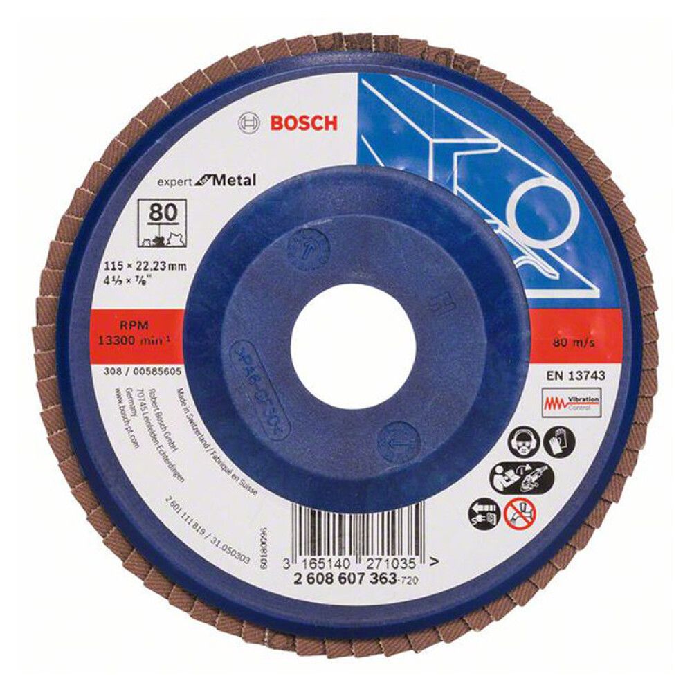LAMELLSKIVE 115 K80 RAK BOSCH RAK