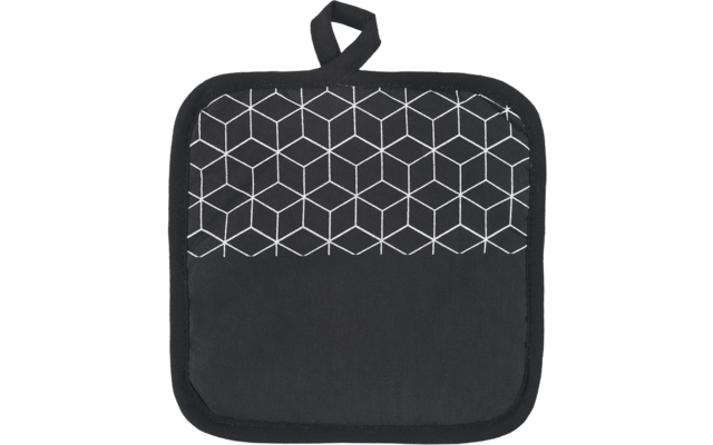 Metaltex Topflappen 2er-Set max. 250 °C schwarz