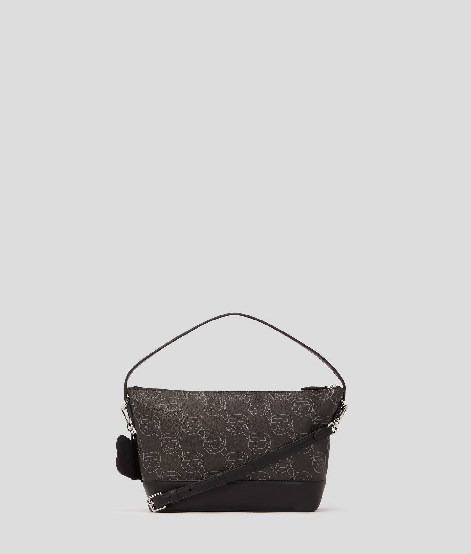 SAC BANDOULIÈRE IKON - NFT All Over Pattern Noir