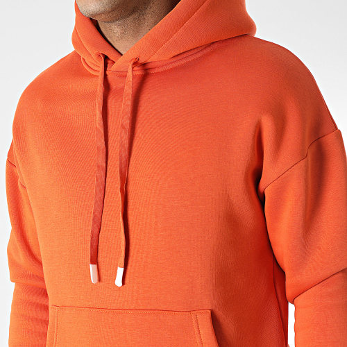 Ensemble Sweat Capuche Et Pantalon Jogging Orange