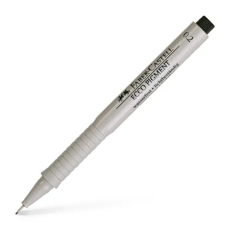 Faber-Castell Tintenschreiber Ecco Pigment 0,2 mm, schwarz