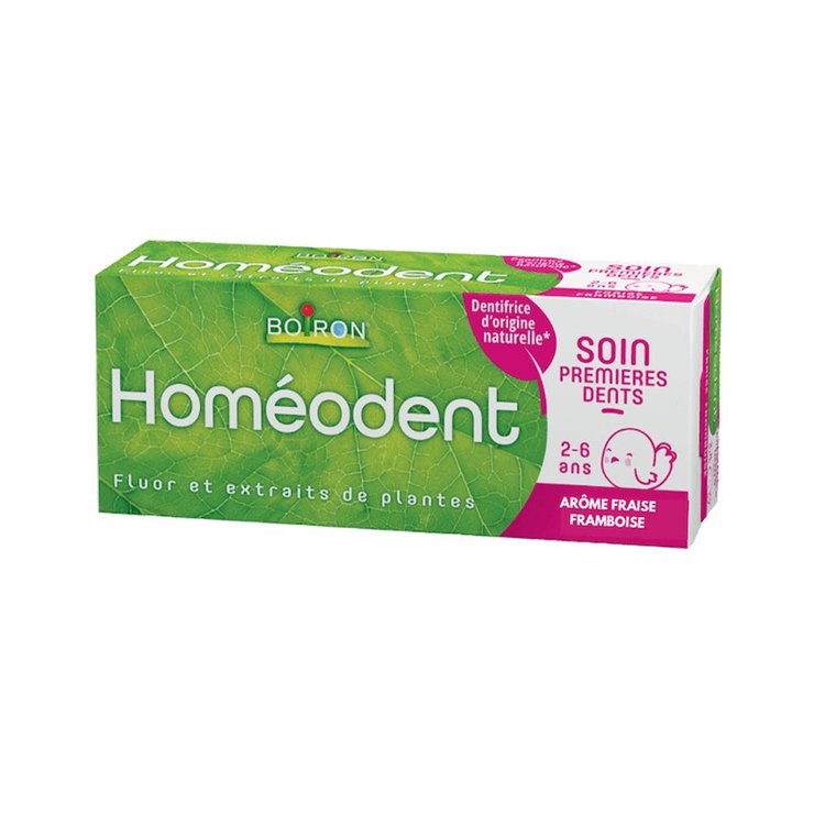 Dentifrice Soin Premières Dents Arôme Fraise Framboise 50ml 2-6 ans Boiron