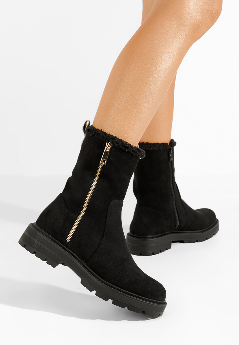 Bottes courtes femme noires Midna