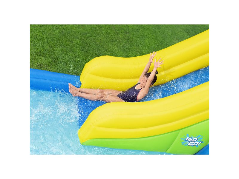 Bestway H2OGO! Mount Splashblast Mega Water Park 435 x 286 Mega-Wasserpark mit Dauergebläse