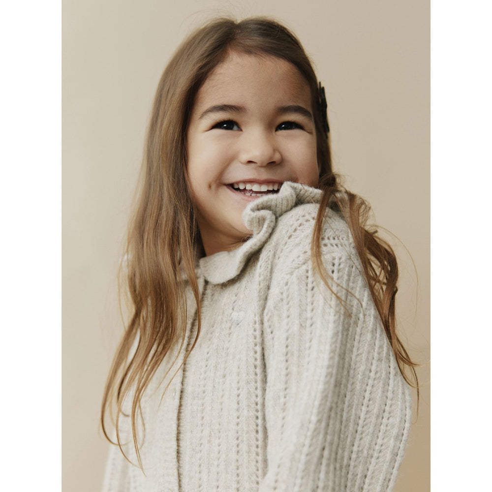 Køb Sofie Schnoor Ecru Melange HennySK Cardigan