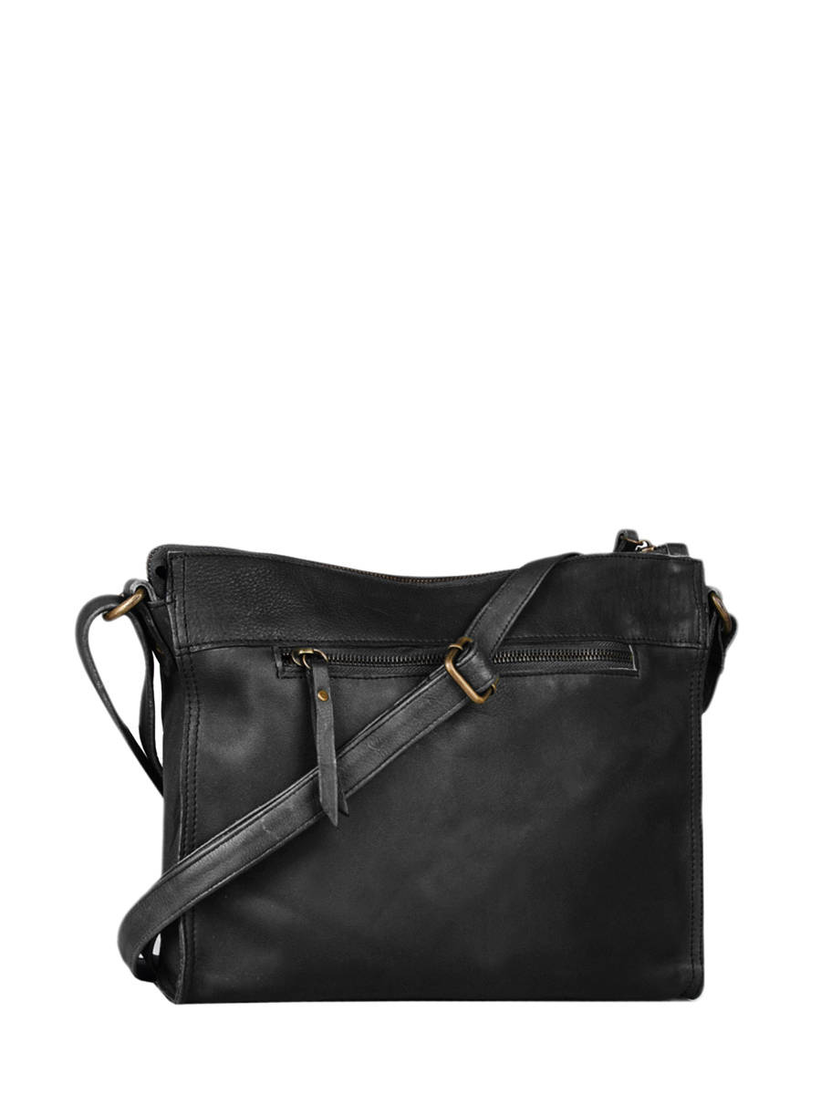 Sac bandoulire Cow cuir BASILIC PEPPER