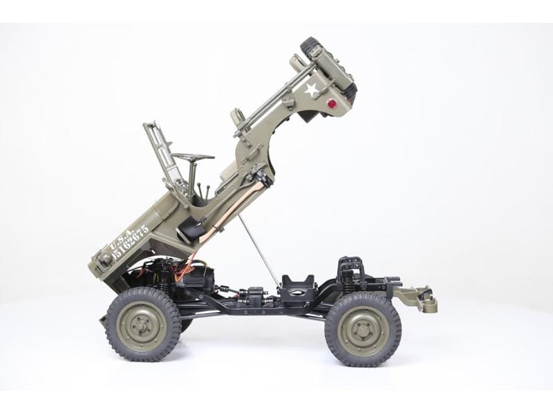 RocHobby Scale Crawler 1941 MB Willys Jeep ARTR, 1:6 1941 Willys Militär Jeep – Ein Traum für jeden Scaler