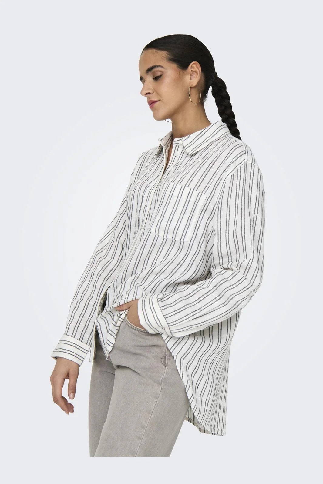 Only Onltokyo Life Ls Lin Bl St Shirt