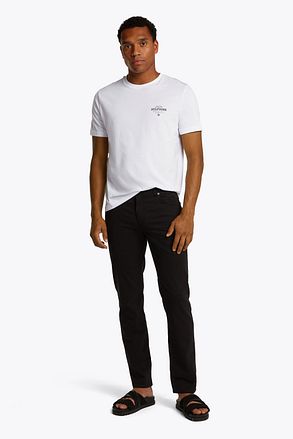 Tommy Hilfiger T-shirt Logo Monotype Wit MW0MW38644-YBR kopen