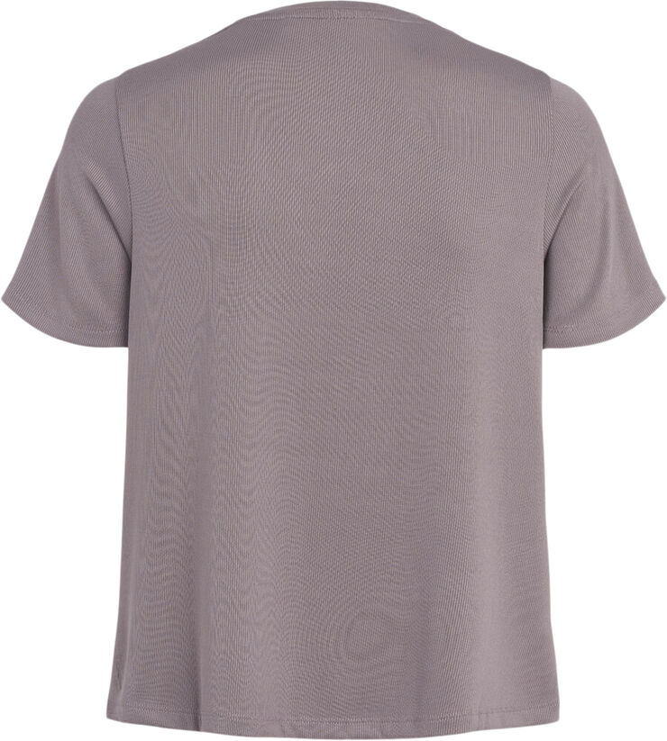 Energetics Relax Ribbed T-shirt Lilla