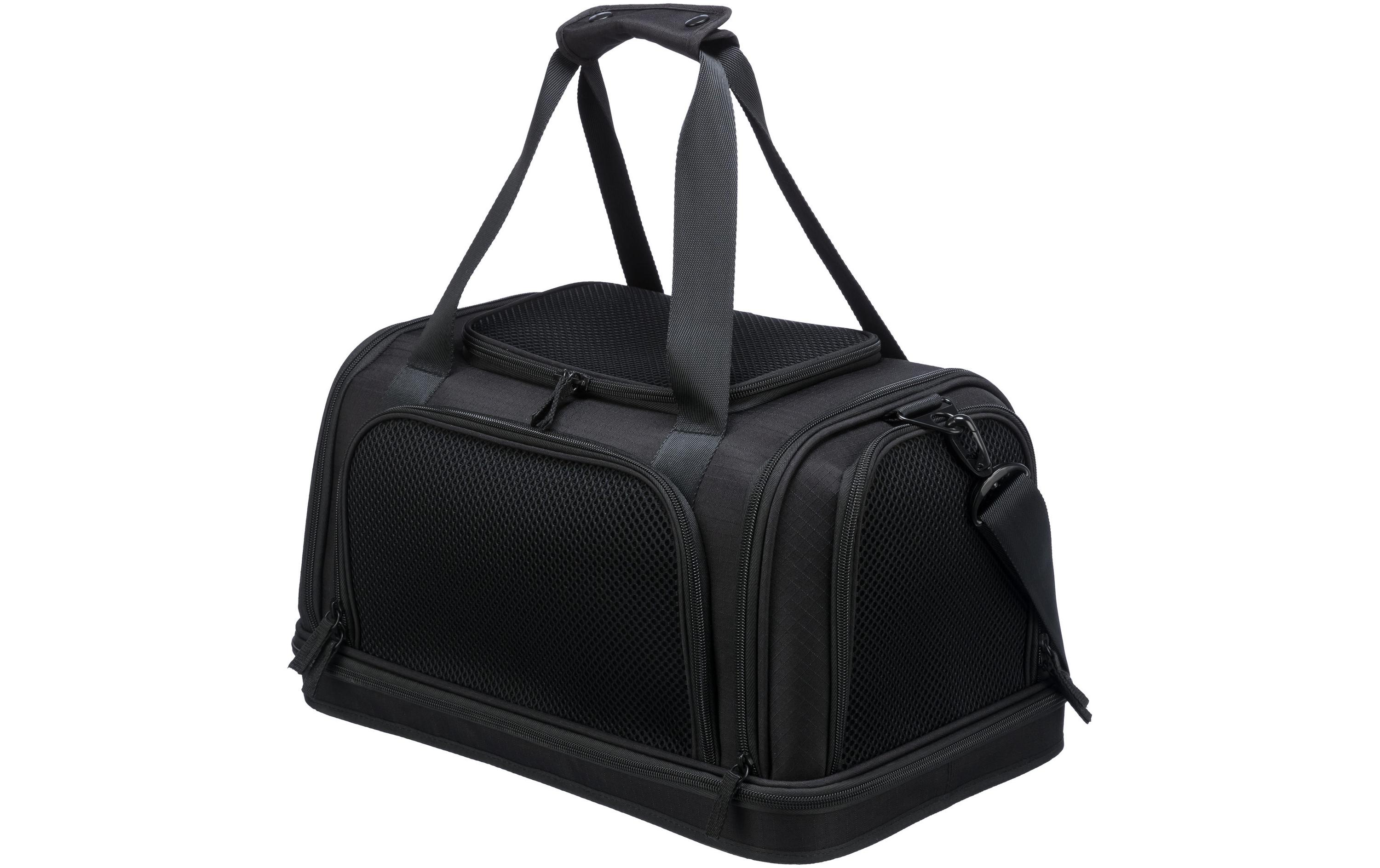 Tiertransport-Tasche Airline Plane, 28 x 25 x 44 cm, SchwarzTransport-Tasche für kleine Hunde und Katzen