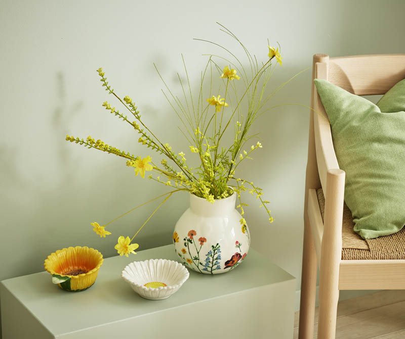 Blomstring stilkblomst 72 cm gul