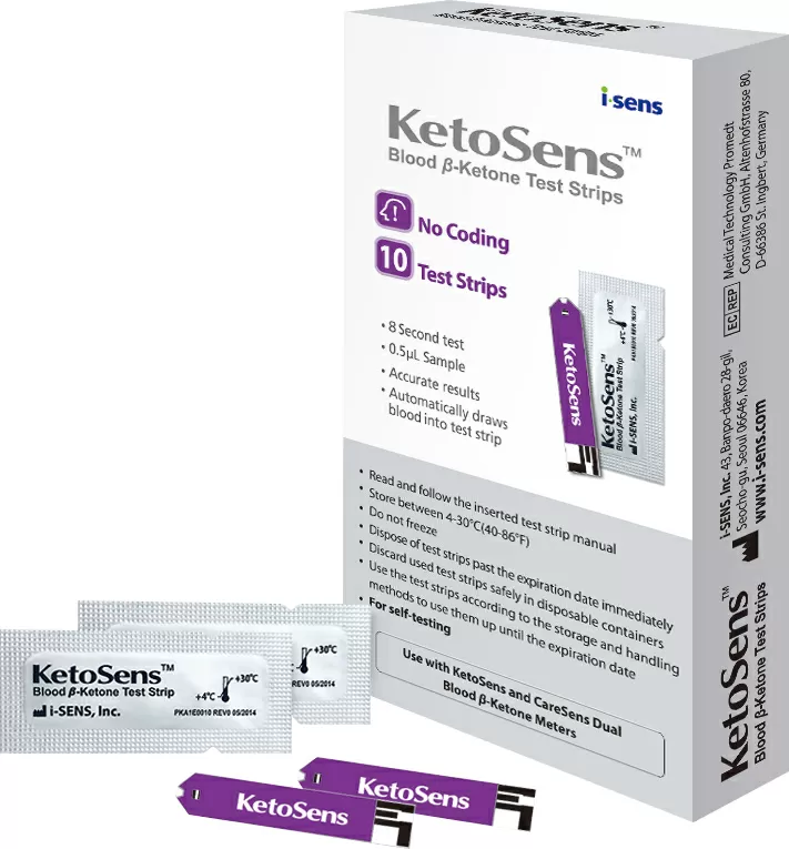 CareSens Pro Ketonstrimler - 10 stk.