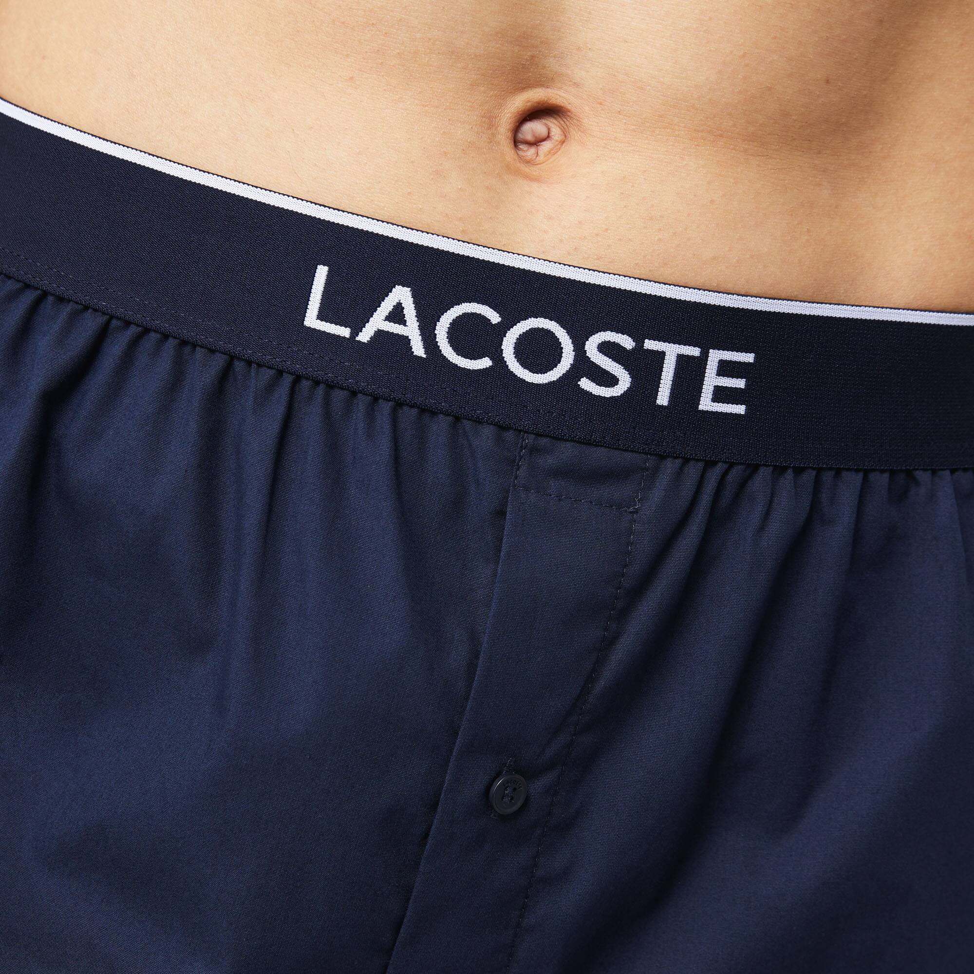 3er-Set Slips AUTHENTICS Unterwasche - Blau - Lacoste - Herren