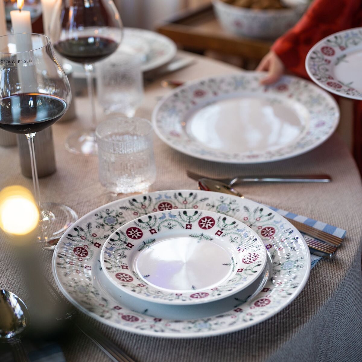 Swedish Grace Vinter Tallerken 27 cm., porselen
