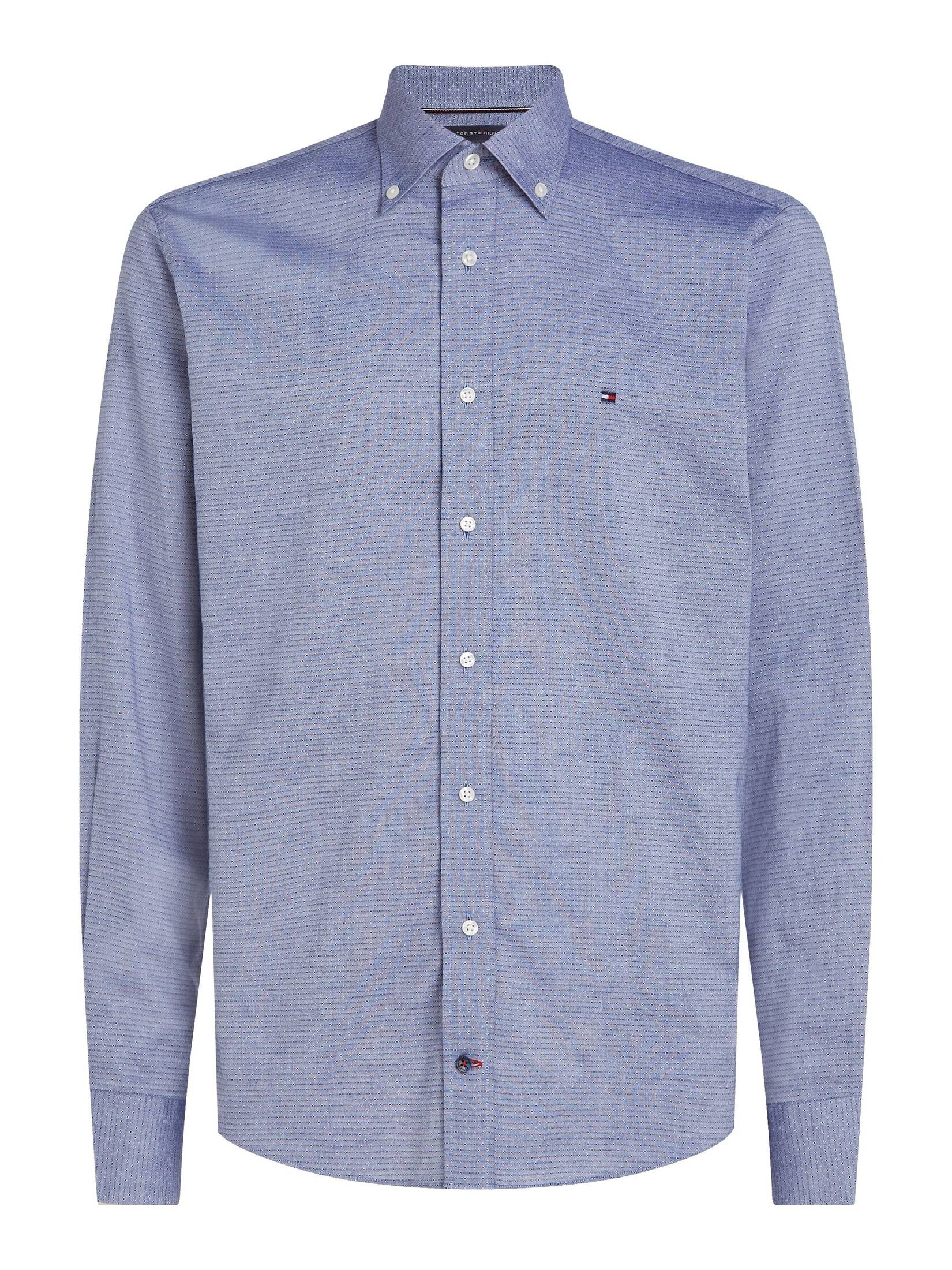 Tommy Hilfiger| Herren Baumwollhemd OXFORD DOBBY RF SHIRT