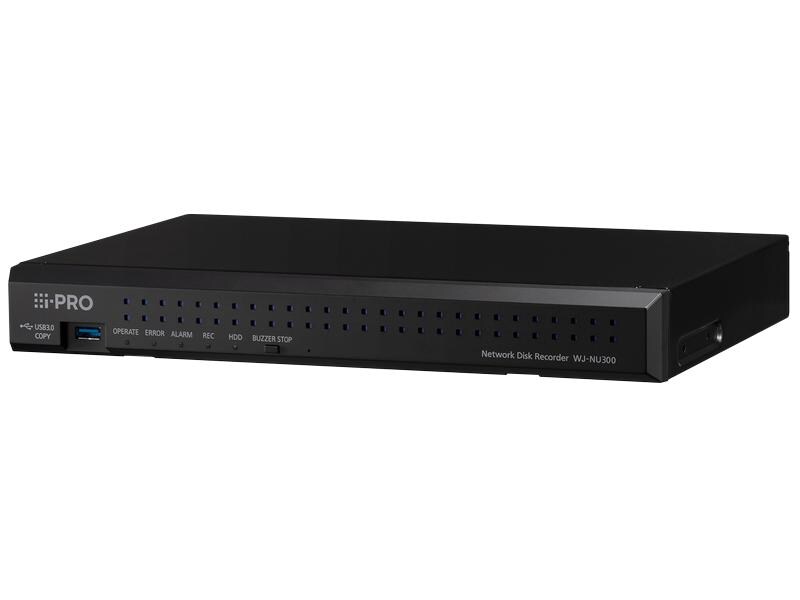 i-Pro Netzwerkrekorder WJ-NU300KG 16 Kanal ohne HDD Neue NVRs mit höherer Sicherheitsstufe und einfacher Installation mit integriertem PoE  Switch