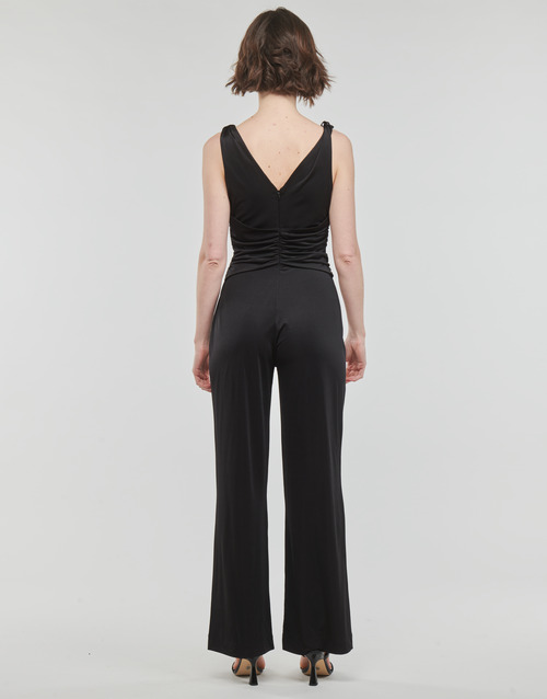 Guess - SS COWL POPLIA OVERALL - Noir