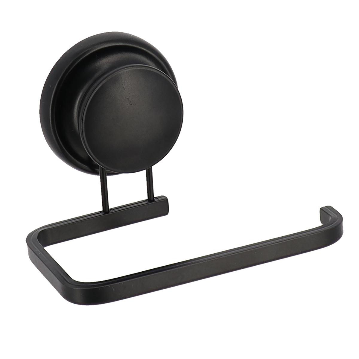 DEROULEUR ALUMINIUM WC VENTOUSE NOIR