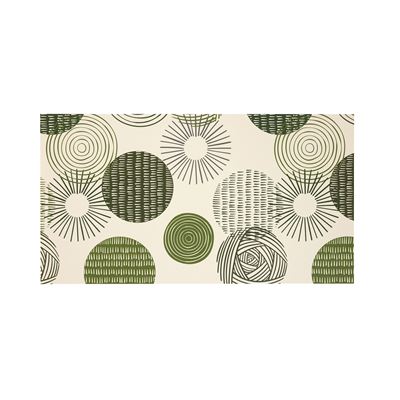 Tapis vinyle motif cercles