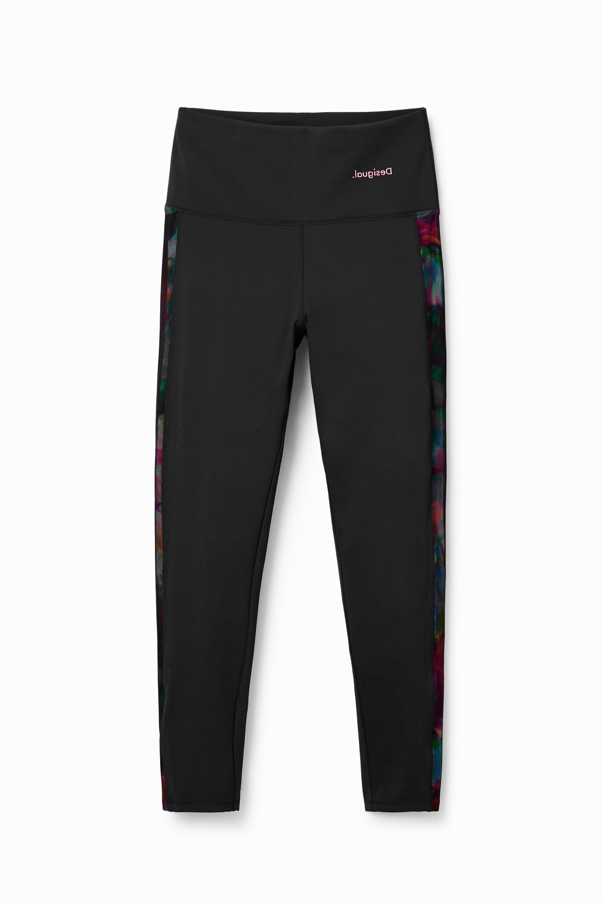 Legging sport contraste côté
