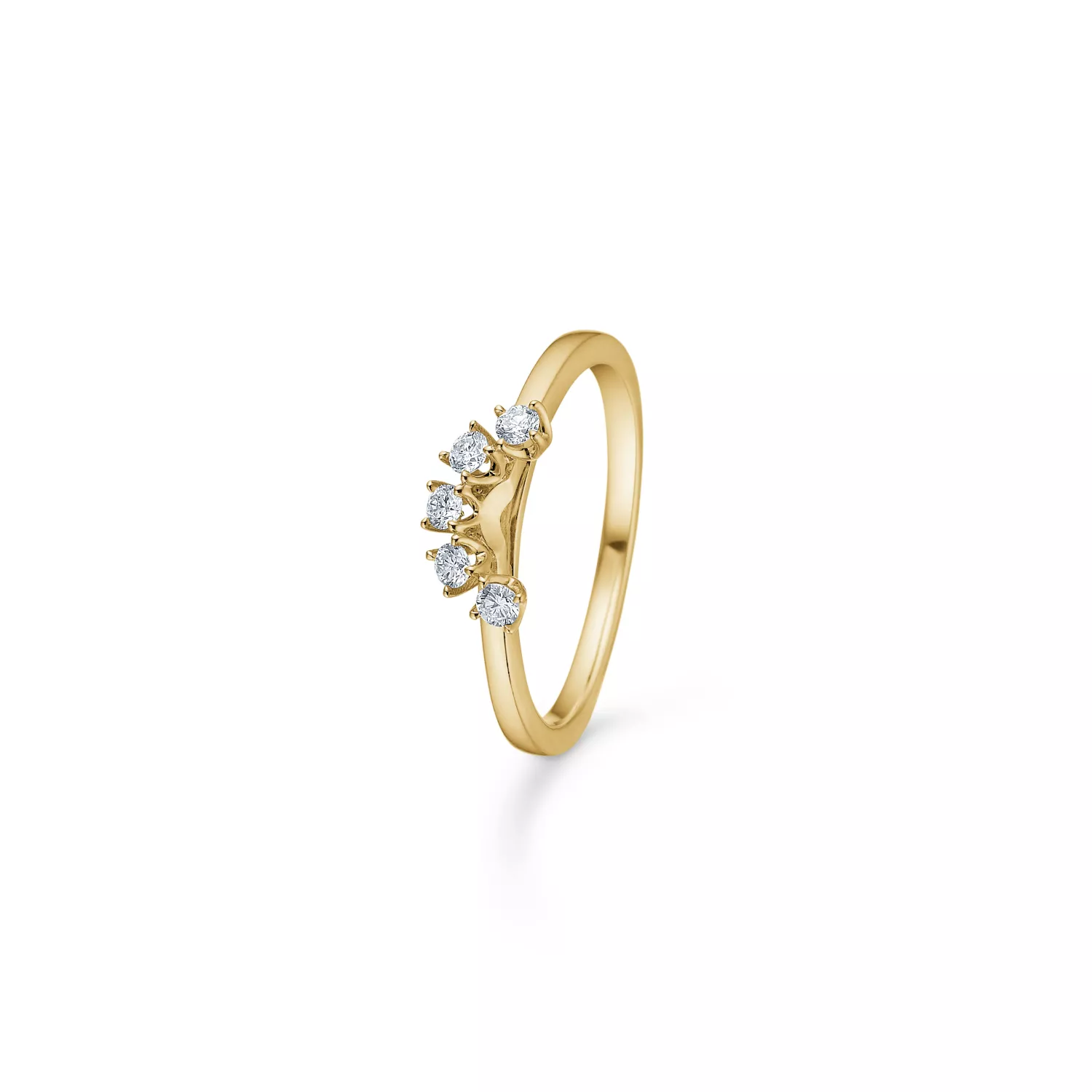 Mads Z Crown Tiara Ring 14 kt. Guld 0,40 ct. 1541940
