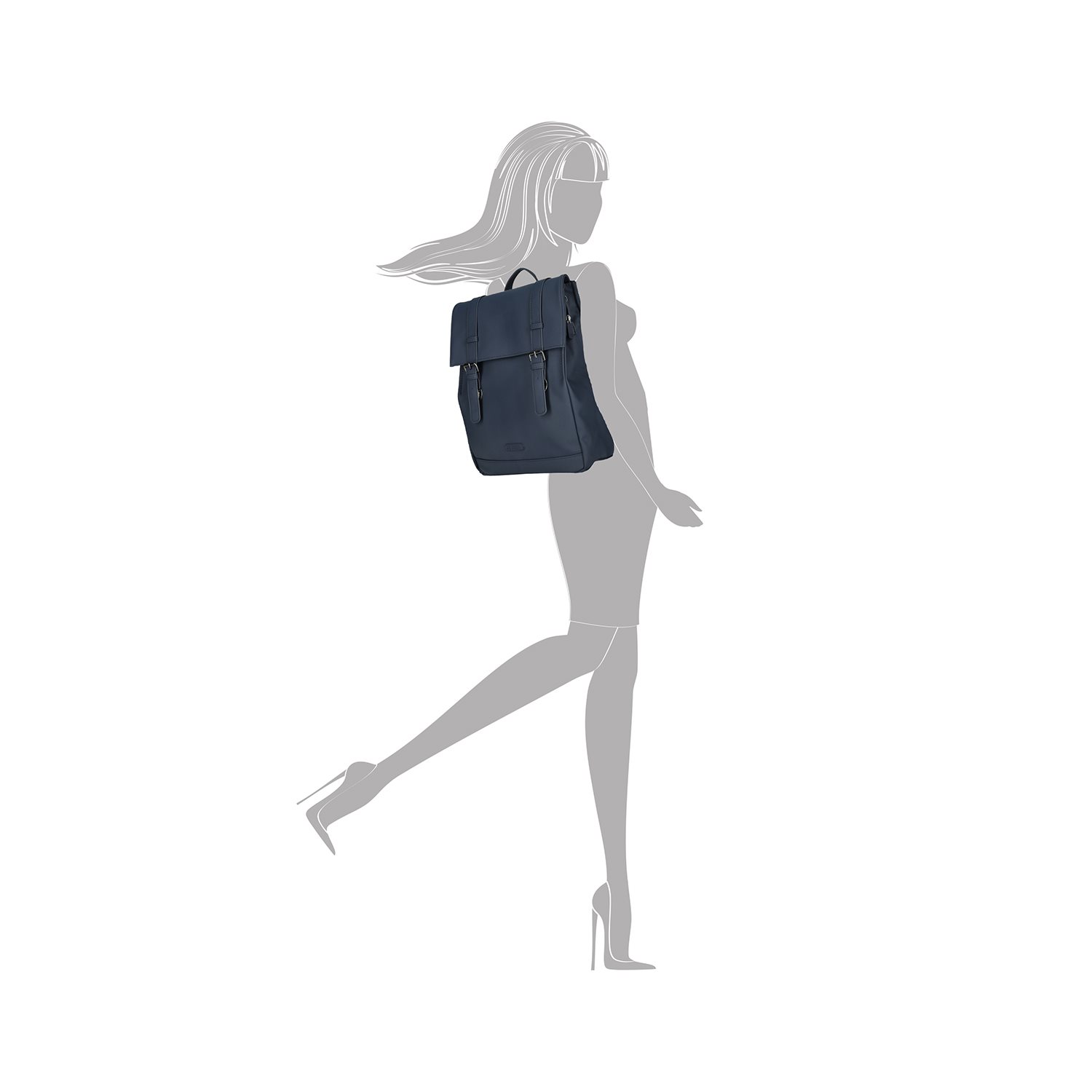 Enrico Benetti Maeve Backpack navy