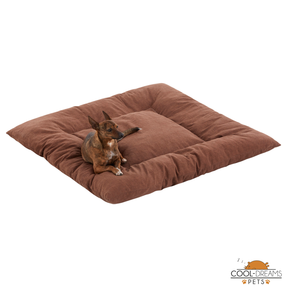 Cama extragrande para animais de estimação da PetPalace, com enchimento acolchoado e tecido altamente durável.