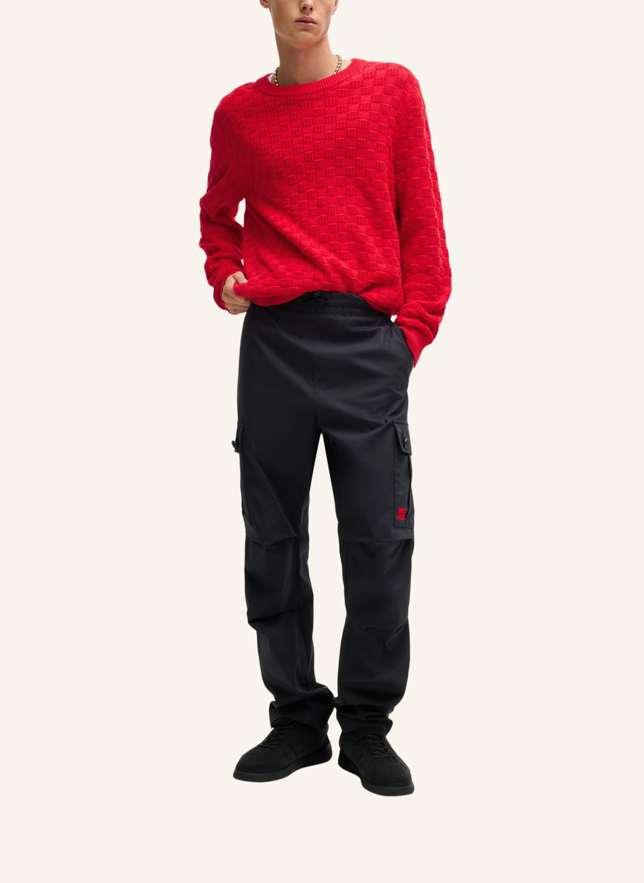 HUGO Pullover SELIO Relaxed Fit