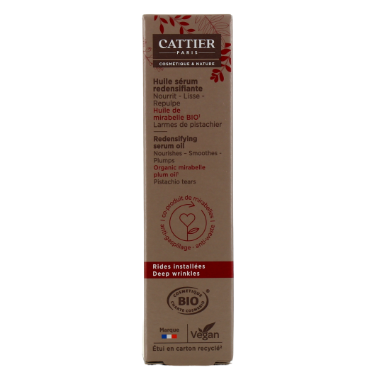 Huile sérum redensifiante Cattier - Rides et fermeté